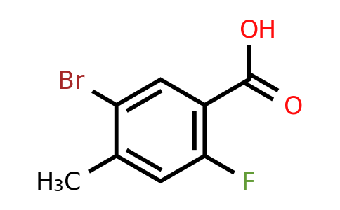 CAS 515135-65-6 | 5-Bromo-2-fluoro-4-methyl-benzoic acid