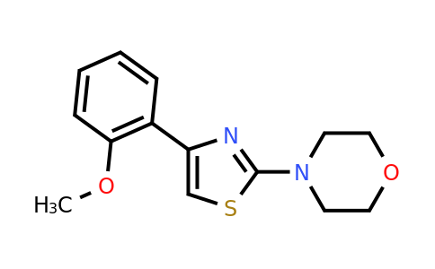 CAS 521318-88-7 | 4-[4-(2-methoxyphenyl)-1,3-thiazol-2-yl]morpholine