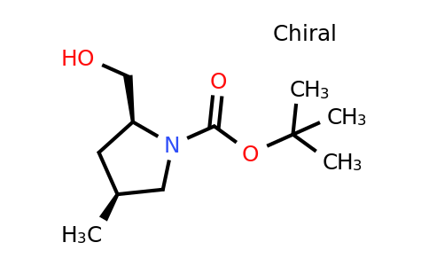 CAS 540501-56-2 | 1-Pyrrolidinecarboxylic acid, 2-(hydroxymethyl)-4-methyl-, 1,1-dimethylethyl ester, (2S,4S)-