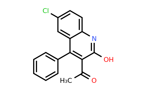 CAS 58375-08-9 | 1-(6-Chloro-2-hydroxy-4-phenylquinolin-3-yl)ethanone