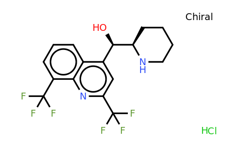 CAS 58560-52-4 | (2,8-Bis-trifluoromethyl-quinolin-4-YL)-piperidin-2-YL-methanol hydrochloride(R*,R*)