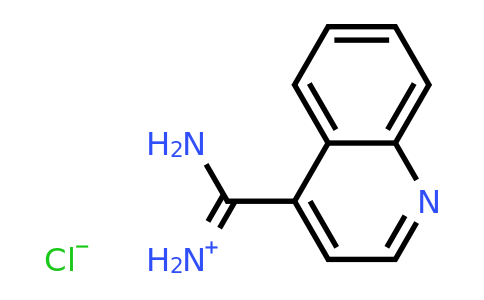 CAS 59551-06-3 | Amino(quinolin-4-YL)methaniminium chloride