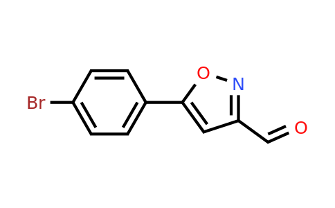CAS 640292-04-2 | 5-(4-Bromophenyl)isoxazole-3-carbaldehyde