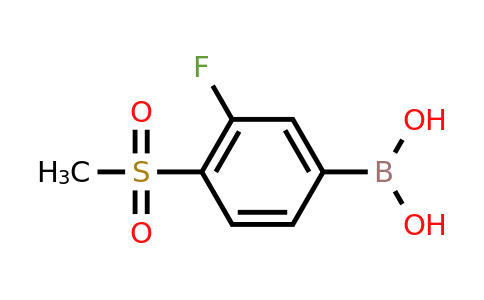 CAS 648904-83-0 | (3-fluoro-4-methanesulfonylphenyl)boronic acid