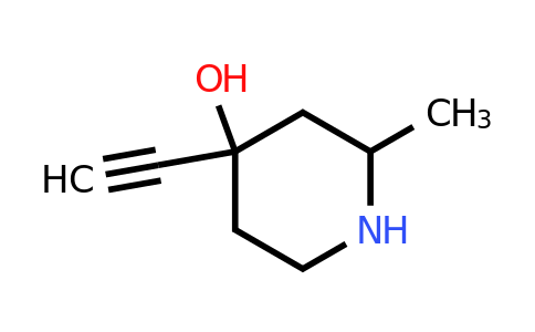 CAS 66493-36-5 | 4-Piperidinol, 4-ethynyl-2-methyl-