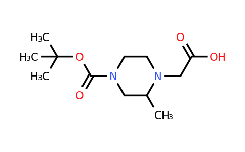 CAS 666853-16-3 | 2-(4-(Tert-butoxycarbonyl)-2-methylpiperazin-1-YL)acetic acid