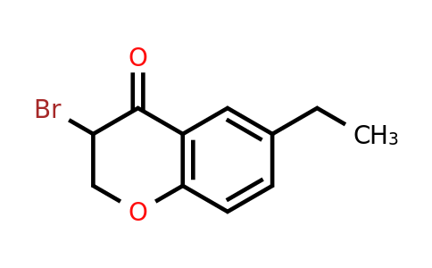 CAS 676137-00-1 | 3-Bromo-6-ethyl-3,4-dihydro-2H-1-benzopyran-4-one