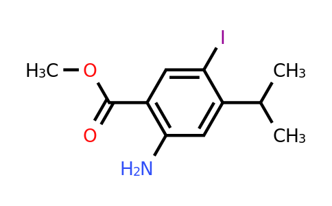 CAS 681292-74-0 | 2-Amino-5-iodo-4-isopropyl-benzoic acid methyl ester