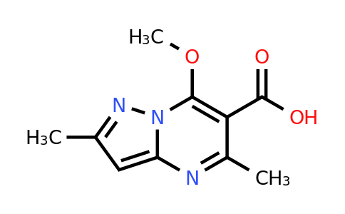 CAS 739364-97-7 | 7-Methoxy-2,5-dimethylpyrazolo[1,5-A]pyrimidine-6-carboxylic acid