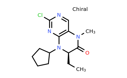 (R)-2-Chloro-8-cyclopentyl-7-ethyl-5-methyl-7,8-dihydropteridin-6(5H)-one