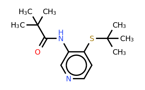 CAS 766557-58-8 | N-(4-tert-butylsulfanyl-pyridin-3-YL)-2,2-dimethyl-propionamide