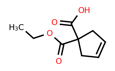 CAS 76910-08-2 | 1-(Ethoxycarbonyl)-3-cyclopentene-1-carboxylic acid