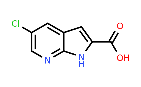 CAS 800401-84-7 | 5-chloro-1H-pyrrolo[2,3-b]pyridine-2-carboxylic acid