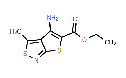 CAS 82000-54-2 | Ethyl 4-amino-3-methylthieno[2,3-C]isothiazole-5-carboxylate