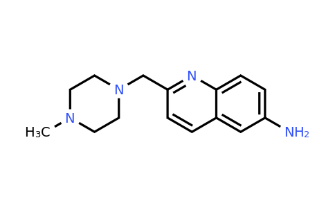 CAS 832102-03-1 | 2-[(4-methylpiperazin-1-yl)methyl]quinolin-6-amine