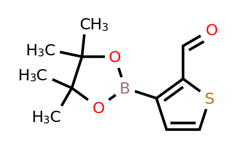 CAS 845873-35-0 | 3-(4,4,5,5-Tetramethyl-1,3,2-dioxaborolan-2-YL)thiophene-2-carbaldehyde
