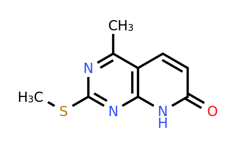 4-methyl-2-(methylsulfanyl)-7H,8H-pyrido[2,3-d]pyrimidin-7-one