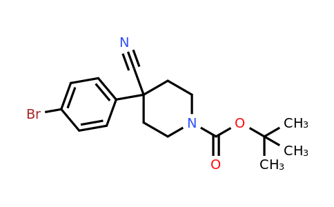 CAS 847615-14-9 | Tert-butyl 4-(4-bromophenyl)-4-cyanopiperidine-1-carboxylate