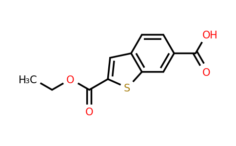 CAS 850074-43-0 | Benzo[B]thiophene-2,6-dicarboxylic acid 2-ethyl ester