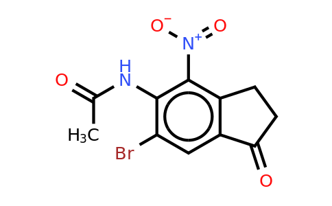 CAS 851107-84-1 | N-(6-bromo-2,3-dihydro-4-nitro-1-oxo-1H-inden-5-YL)acetamide