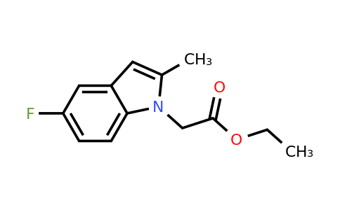 CAS 851460-85-0 | Ethyl (5-fluoro-2-methylindol-1-YL)acetate