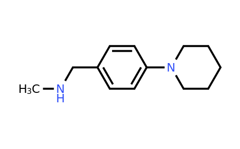 CAS 852180-55-3 | N-Methyl-1-(4-(piperidin-1-yl)phenyl)methanamine