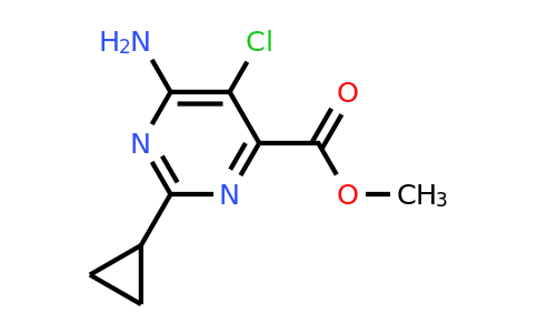 CAS 858954-83-3 | Methyl 6-amino-5-chloro-2-cyclopropylpyrimidine-4-carboxylate