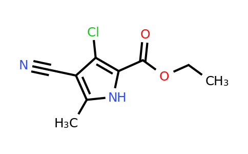 CAS 861034-53-9 | Ethyl 3-chloro-4-cyano-5-methyl-1H-pyrrole-2-carboxylate