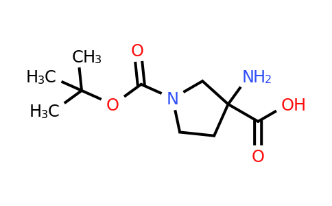 CAS 862372-66-5 | 3-Amino-pyrrolidine-1,3-dicarboxylic acid 1-tert-butyl ester