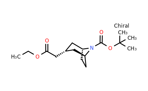 CAS 865187-37-7 | rel-tert-butyl (1R,3R,5S)-3-(2-ethoxy-2-oxoethyl)-8-azabicyclo[3.2.1]octane-8-carboxylate