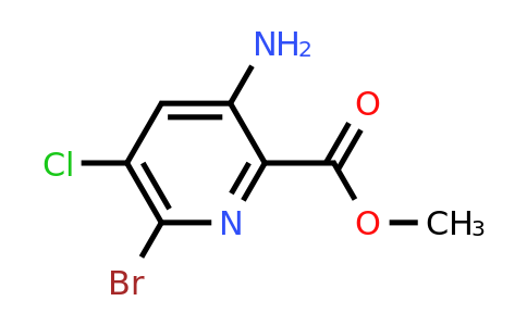 CAS 866775-12-4 | methyl 3-amino-6-bromo-5-chloropyridine-2-carboxylate