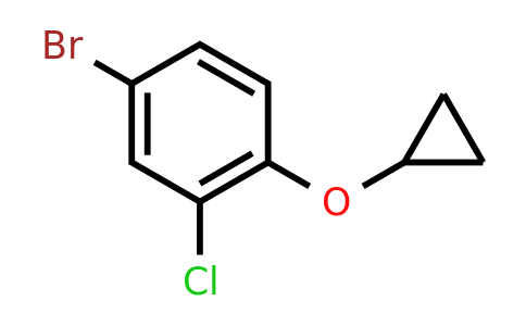 CAS 869569-68-6 | 4-Bromo-2-chloro-1-cyclopropoxybenzene