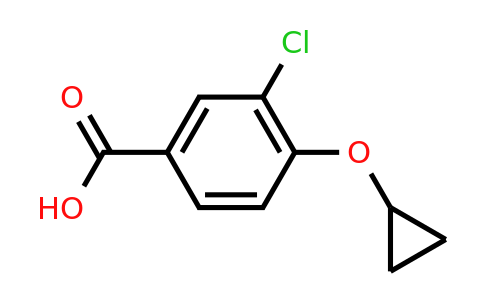 CAS 869569-70-0 | 3-Chloro-4-cyclopropoxybenzoic acid