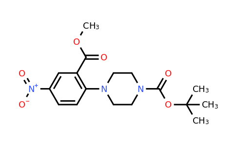 CAS 870703-73-4 | tert-butyl 4-[2-(methoxycarbonyl)-4-nitrophenyl]piperazine-1-carboxylate