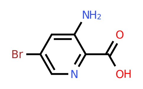 CAS 870997-85-6 | 3-amino-5-bromopyridine-2-carboxylic acid