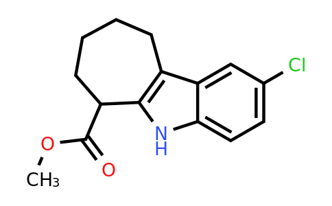 CAS 871586-90-2 | 2-Chloro-5,6,7,8,9,10-hexahydro-cyclohepta[b]indole-6-carboxylic acid methyl ester