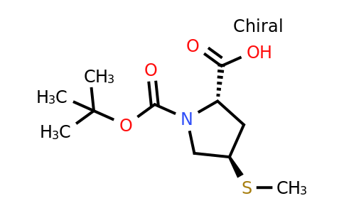 CAS 876953-58-1 | (2S,4R)-1-[(tert-butoxy)carbonyl]-4-(methylsulfanyl)pyrrolidine-2-carboxylic acid