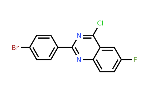 CAS 881310-87-8 | 2-(4-Bromo-phenyl)-4-chloro-6-fluoro-quinazoline