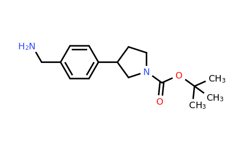 CAS 885270-22-4 | Tert-butyl 3-(4-(aminomethyl)phenyl)pyrrolidine-1-carboxylate
