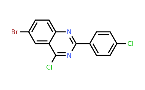 CAS 885277-66-7 | 6-Bromo-4-chloro-2-(4-chloro-phenyl)-quinazoline