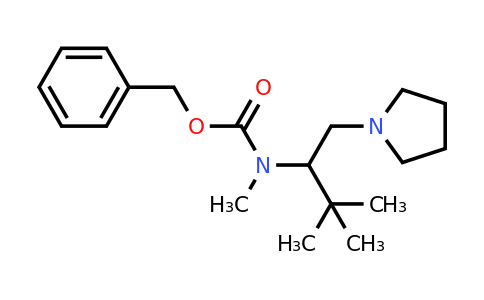 CAS 886363-08-2 | (2,2-Dimethyl-1-pyrrolidin-1-ylmethyl-propyl)-methyl-carbamic acid benzyl ester