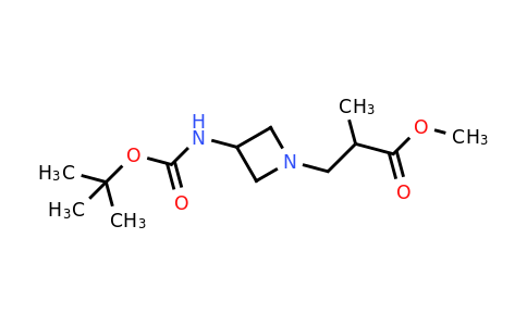 CAS 886364-58-5 | Methyl 3-(3-((tert-butoxycarbonyl)amino)azetidin-1-yl)-2-methylpropanoate