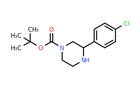 CAS 886767-49-3 | 3-(4-Chlorophenyl)piperazine-1-carboxylic acid tert-butyl ester