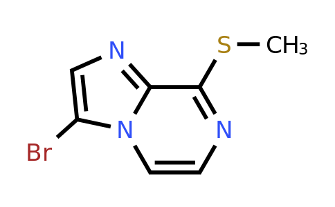CAS 887475-39-0 | 3-Bromo-8-(methylthio)imidazo[1,2-A]pyrazine