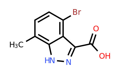 CAS 887578-90-7 | 4-Bromo-7-methyl-3-indazolecarboxylic acid