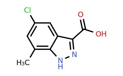 CAS 887578-97-4 | 5-Chloro-7-methyl-3-indazolecarboxylic acid