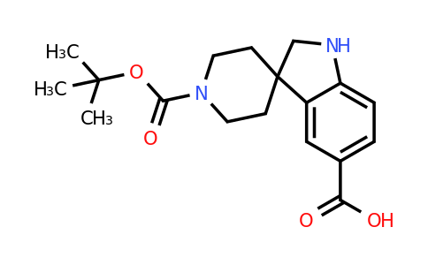 CAS 888222-12-6 | 1'-(Tert-butoxycarbonyl)spiro[indoline-3,4'-piperidine]-5-carboxylic acid