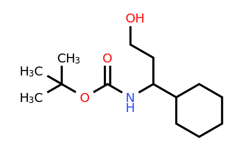 CAS 889953-79-1 | (1-Cyclohexyl-3-hydroxy-propyl)-carbamic acid tert-butyl ester