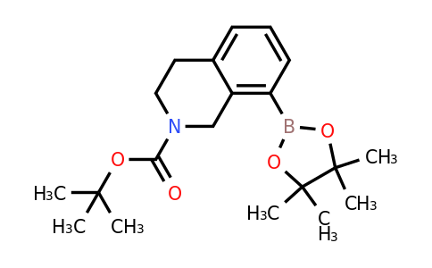 CAS 893566-73-9 | tert-butyl 8-(4,4,5,5-tetramethyl-1,3,2-dioxaborolan-2-yl)-1,2,3,4-tetrahydroisoquinoline-2-carboxylate