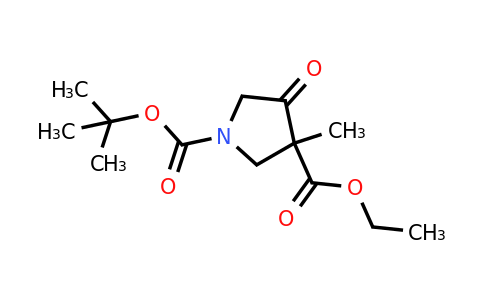 CAS 897043-85-5 | 1-tert-butyl 3-ethyl 3-methyl-4-oxopyrrolidine-1,3-dicarboxylate